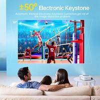 Meilleur prix, livraison rapide, projecteur vidéo LED 4K portable T04, projecteur de films HD couleur blanche pour cinéma maison