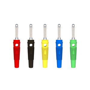 Conector <span class=keywords><strong>Tanana</strong></span> de Alta Corriente y Alto Voltaje de 32A, Sin Soldadura, de Cobre Puro, Proveedor Chino, Conector Banana de 4mm para Cable de Altavoz - Product Image 1