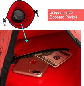 Bolsa seca impermeable de 30L para kayak, rafting, pesca, senderismo, Camping, mochila con bolsillo interior con cremallera - Product Image 4