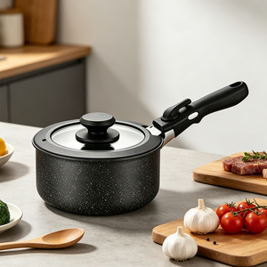 Juego de ollas y sartenes de cocina de inducción personalizadas con <span class=keywords><strong>mango</strong></span> extraíble, wok, ollas para sopa, de aleación de aluminio engrosada, antiadherentes <span class=keywords><strong>Tefal</strong></span>. - Product Image 2