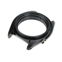 Boîtier de montre de plongée 007 4H en acier inoxydable 316L 20 ATM sans couronne à vis de protection, pièces de montre