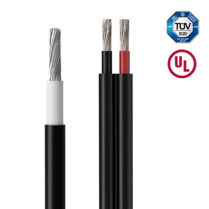 Single Two Core Solar Flexible Cable 2.5mm 4mm 6mm PV Cable