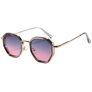 Lunettes de soleil rectangulaires futuristes vintage Y2K à monture complète unisexe, style punk oversize irrégulier unique, protection UV400, hip-hop - Product Image 5