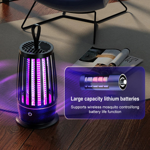 Trampa para insectos, linterna de camping, atrapa moscas, recargable por USB, matamosquitos para el hogar, dormitorio, camping al aire libre - Product Image 3