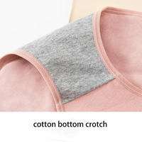 Culotte menstruelle anti-fuite en coton pour femmes, taille haute, avec poche, sous-vêtements absorbants, lingerie physiologique pour femmes