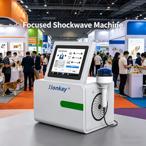 High Efficiency Animal Extracorporeal Shock Wave Therapy Machine Pain Relief Sports Injury Recovery Focused Shockwave Machine - Product Image 1