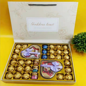 Горько-Сладкая шоколадная Подарочная коробка с кофе и бисквитом на день Святого Валентина день рождения-конфеты закуска подарочная упаковка - Product Image 6