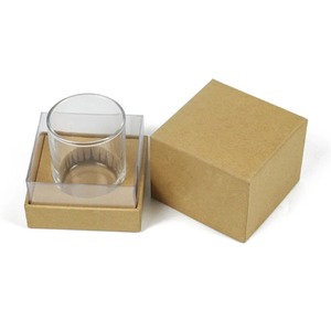 Caja de regalo para velas de papel kraft de lujo y ecológica, personalizable según las necesidades. - Product Image 1