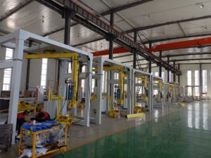 Machine d'emballage de palettes entièrement automatique, machine d'emballage de palettes par étirage pour l'emballage et le transport de plateaux - Product Image 1