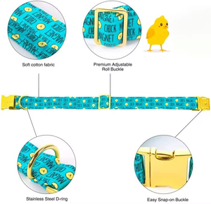 NIBAO Schattige Verstelbare Comfortabele Hondenstropdas met Gemakkelijke Klikgesp - Product Image 2