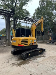 รถขุดตีนตะขาบ Sany SY60C มือสอง 6 ตัน เครื่องยนต์ Yanmar ระบบควบคุม PLC ของแท้จากจีน รถขุดขนาดเล็ก พร้อมมอเตอร์และเกียร์ - Product Image 1