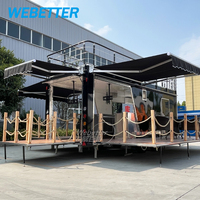 Camions de restauration WEBETTER, cuisine mobile, remorque de nourriture, remorques de bar à double étage entièrement équipées, conformes aux normes américaines