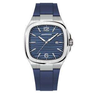 2022 Amovanカスタム100メートル耐水性スクエアラグジュアリーデザイナーウォッチrelojHombreウォッチメンズリストラグジュアリー - Product Image 5