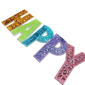 Parches Bordados Personalizados de Chenilla <span class=keywords><strong>y</strong></span> Lentejuelas Termoadhesivos con Velcro, Llaveros, Insignias con Logotipo Láser, Apliques para Sombreros, Bolsos <span class=keywords><strong>y</strong></span> Ropa - Product Image 4
