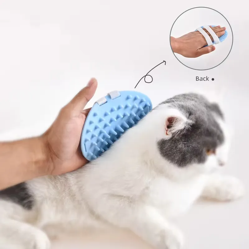 Kautschukmaterial Haustier-Selbstpflegebürste Katzenpflegebürste