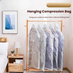 בגדים ביתיים מארגן משאבת עיצוב חינם חלל שומר סט דחיסה תליית ואקום תיק אחסון ואקום - Product Image 5