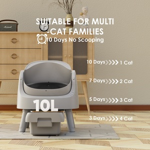 Pour AutoScooper Bac à litière pour chat à détection automatique, à ouverture supérieure, à roulement, double mode (automatique/manuel), grande chambre, autonettoyant - Product Image 2