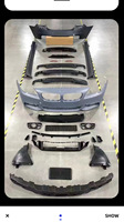 Kits de conversion de pare-chocs avant et arrière style MT pour BMW Série 5 F10 F18 2010-2017