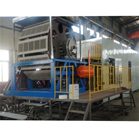 Alvéoles de grand-tonnage 88 plateau d'oeufs faisant la machine plateau d'oeufs de machine avec le modèle de moulage de pulpe