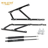 Mécanisme de levage de lit WINSTAR Systèmes de lit escamotable Charnières de rangement pour canapé Élévateur pneumatique pour meubles et lits