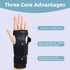 Attelle de soutien respirante pour poignet, attelle pour l'arthrite, attelle pour le syndrome du canal carpien, protège-poignet avec support métallique - Product Image 4