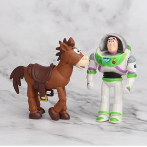 Figuras de Juguete de Anime Toy Story 4, 7 Piezas, Buzz Lightyear, Tracy, Woody, <span class=keywords><strong>Aliens</strong></span>, Jessie, Dragon, Forky, Set de Figuras de Acción - Product Image 4