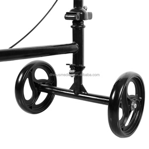 Scooter de 4 Ruedas en Oferta, Dispositivo Médico Portátil para Adultos, Fácil de Plegar, Andador con Ruedas para las Rodillas - Product Image 4