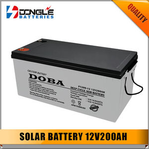 ドングル高品質スーパーロングカーライフディープサイクル12V200Ahソーラーバッテリー - Product Image 3