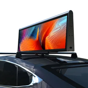 Full Color Video Car Roof Advertising Sign P2 P2.5 P3 P4 P5 Taxi Top Display a Led Double Side Outdoor Gemdragon Display 5A