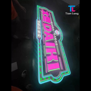 Décoration LED extérieure Publicité Lettres rétroéclairées Signe Prix bas 3D Canal Lettre Lumières Verre Matériau Alphabet Lettrage Haut CRI - Product Image 3