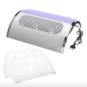 858-5 Colector de Polvo de Uñas Eléctrico Automático de 40W con Pantalla de Filtro de Escritorio, Almohadilla para Manos y Tres Ventiladores para Uso en Arte de Uñas - Product Image 5