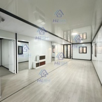 Maison préfabriquée moderne HeSHi, espace de vie rectangulaire, à vendre