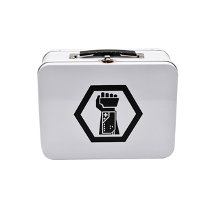 Hộp Thiếc Kim Loại Hình Hoạt Hình In Hình Bánh Kẹo Cho Trẻ Em Hộp Đựng Đồ Ăn Trưa Có Tay Cầm Bằng Kim Loại - Product Image 1