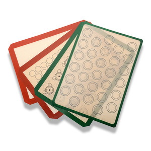 <span class=keywords><strong>Tapis</strong></span> <span class=keywords><strong>de</strong></span> cuisson en <span class=keywords><strong>fibre</strong></span> <span class=keywords><strong>de</strong></span> <span class=keywords><strong>verre</strong></span> Silicone antidérapant pour macarons - Product Image 2
