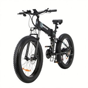 Pouce excès de vitesse 26 Suspension 15ah 48v batterie au Lithium 1000w 48v moteur gros pneu vélo électrique pliant vélo - Product Image 3
