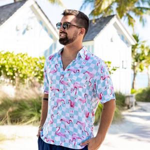 Camisa Hawaiana de Manga Corta de Rayón con Diseño Nuevo 2023, Camisa de Playa de Verano con Estampado Digital para Hombre - Product Image 5