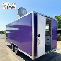 Camión de Comida Móvil Comercial, Carrito de Comida Rápida, Remolque de Comida para Venta en EE. UU., Europa y Australia