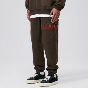 Pantalones Deportivos Largos de Alta Calidad con Bolsillos, Cintura Media, Cierre con Cordón, Tejido Liso, Impresión de Logotipo Personalizado - Product Image 2