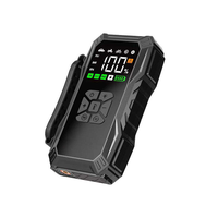 Démarreur de voiture portable à courant de crête de 1500A, gonfleur de pneus 150PSI, batterie externe 12000mAh pour moteur de moto essence 7L/diesel 5L