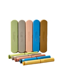 Reusable Injection <b>Pen</b> <b>Multiple</b> <b>Colors</b> Durable Rainbow <b>Color</b> <b>Pen</b> Injector with Storage Box Adjustable Dose 3ml Cartridge Set - Product Image 2