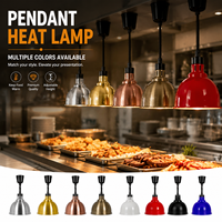 Cucina Deckenmontierte Speisenwärmer-Lampe Teleskopische Buffet-Wärmelampe Überkopf-Speisenstation Heizlampe für Catering