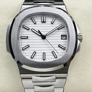 Montre mécanique de luxe étanche de qualité supérieure pour plongeurs, 40 mm, mouvement ETA 324 d'usine DDF, épaisseur 8,2 mm, montre PP blanche 5711 - Product Image 1