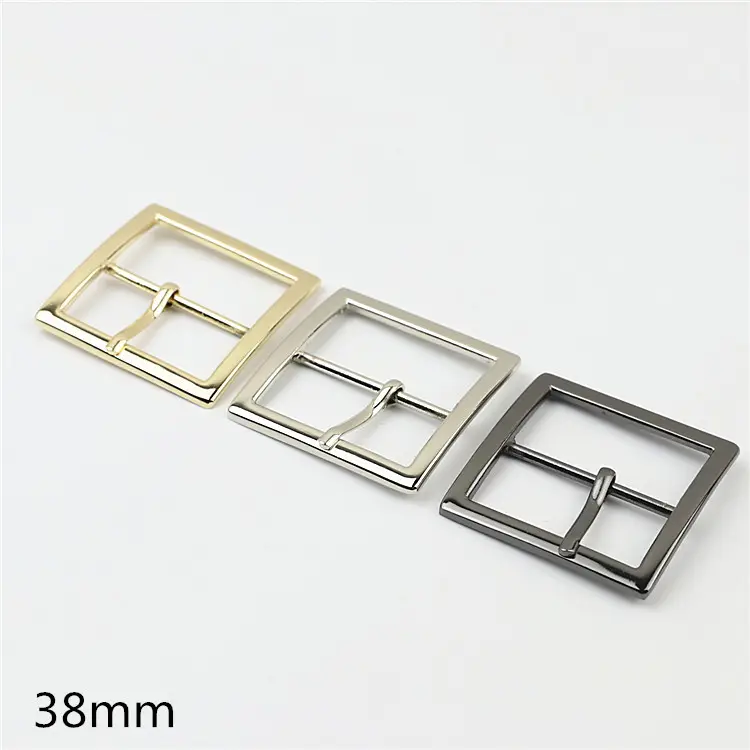 Factory supply fashion custom metal belt buckle square japanese pin belt buckle adjustment buckle accessories