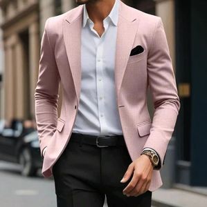 <span class=keywords><strong>Veste</strong></span> de costume unie à un bouton pour <span class=keywords><strong>homme</strong></span>, <span class=keywords><strong>veste</strong></span> de costume décontractée slim fit pour <span class=keywords><strong>homme</strong></span> - Product Image 2