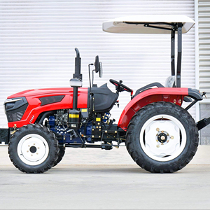 Vente de mini-tracteurs agricoles de haute qualité, marque chinoise renommée, certifiés CE, 50 CV, 4 roues motrices, composant moteur 4x4 - Product Image 1
