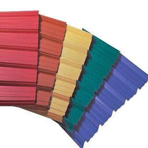 Bobina di Acciaio Rivestito a Colori PPGI Verde Calibro 24 Prime Aluzinc |   Lamiera per Tetti in Ferro Zincato a Profilo Box - Product Image 2