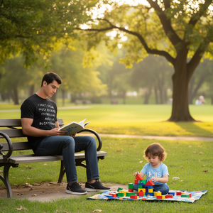T-shirt de sensibilisation à l'autisme « Je ne parle pas beaucoup, mais je pense bien » – Noir, taille adulte - Product Image 3