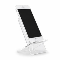 Support de téléphone universel en acrylique recyclable fait main, résistant à l'eau, pour bureau, compatible avec tous les modèles de smartphones, support stable