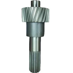 Manufacturer Custom Big Double Forged Long Large Helical Pinion Gear Shaft