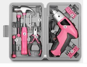 Ensemble de tournevis électrique rechargeable multifonctionnel, utilisation domestique, perceuse à main, petit poinçon, OEM, étui rigide, 1 an - Product Image 3